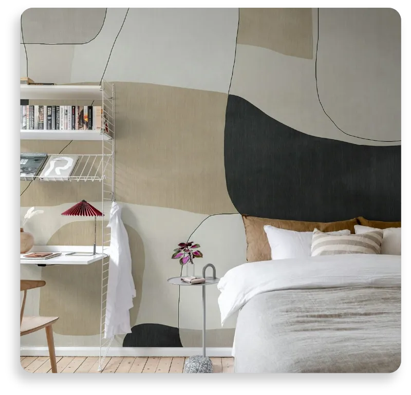 Creativity and professionalism through geometric shape